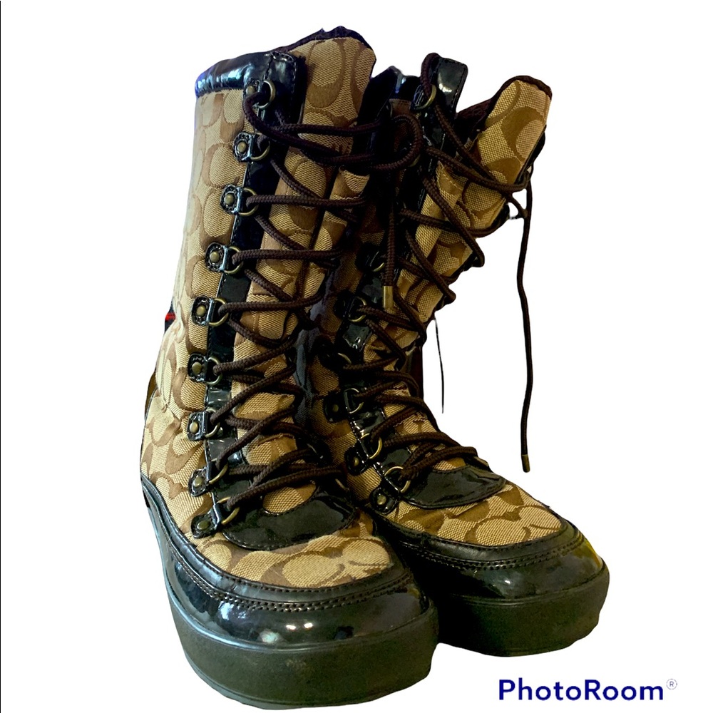 COACH Lace up boots